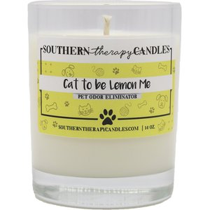 Southern Therapy Candles Cat to be Lemon Me Odor Eliminator Candle