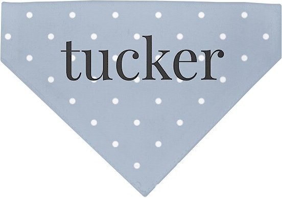 904 Custom Polka Dot Personalized Dog Collar Bandana