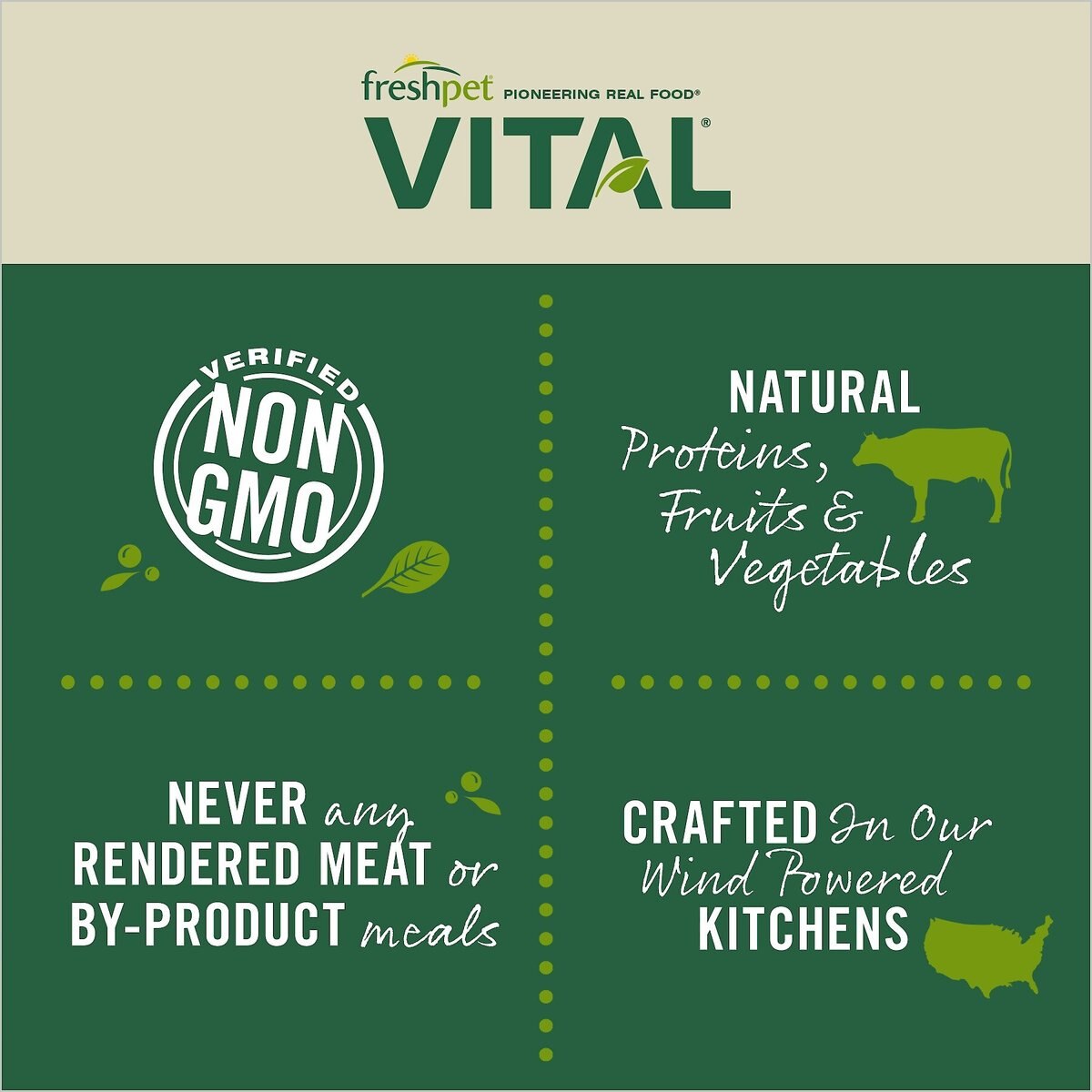 FRESHPET Vital Chicken Recipe GrainFree Small Breed Fresh Dog Food, 1