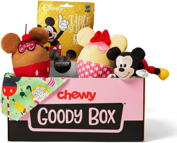 Goody Box Disney Mickey Mouse & Minnie Mouse Dog Box, Small slide 1 of 9
