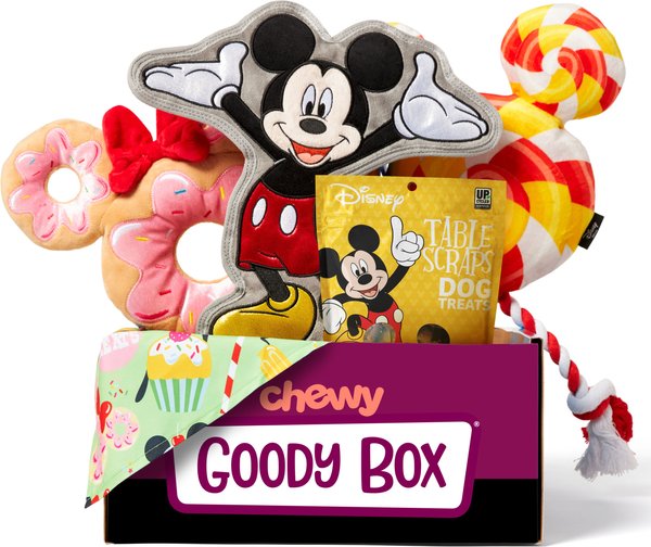 Goody Box Disney Mickey Mouse & Minnie Mouse Dog Box, Medium/Large slide 1 of 9