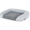 Show in main carousel: P.L.A.Y. Pet Lifestyle and You California Dreaming Bolster Dog Bed with Removable Cover, Grey, Large slide 3 of 5