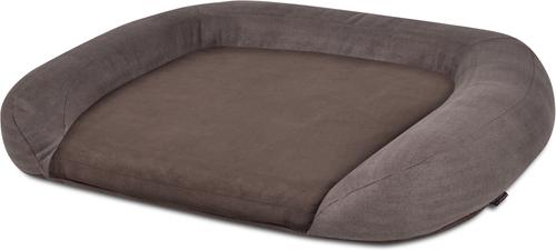 Show full view: P.L.A.Y. Pet Lifestyle and You California Dreaming Bolster Dog Bed with Removable Cover, Big Sur Brown, X-Large slide 3 of 5