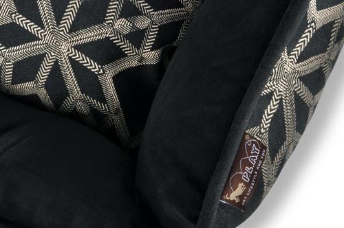 Show full view: P.L.A.Y. Pet Lifestyle and You Solstice Bolster Dog Bed with Removable Cover, Stormy Night, Small slide 5 of 5