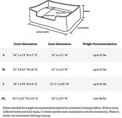 P.L.A.Y. Pet Lifestyle and You Solstice Bolster Dog Bed with Removable Cover, Snowy Day, Medium slide 2 of 4
