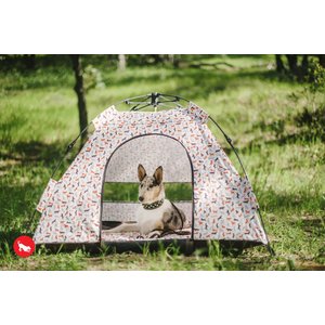 P.L.A.Y. Pet Lifestyle and You Scout & About Outdoor Dog Tent, Vanilla