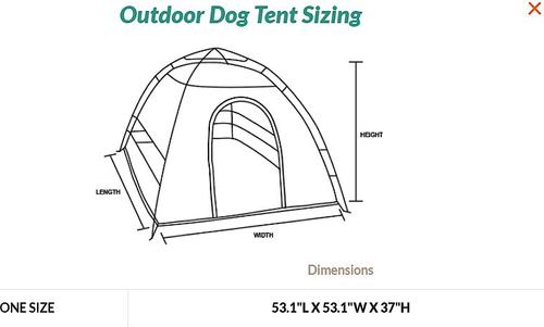 Show full view: P.L.A.Y. Pet Lifestyle and You Scout & About Outdoor Dog Tent, Vanilla slide 2 of 5