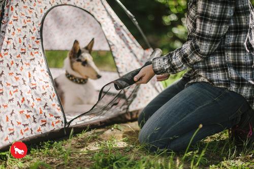 Show full view: P.L.A.Y. Pet Lifestyle and You Scout & About Outdoor Dog Tent, Vanilla slide 4 of 5
