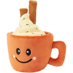 Frisco Fall Pumpkin Pie Latte Plush Squeaky Dog Toy