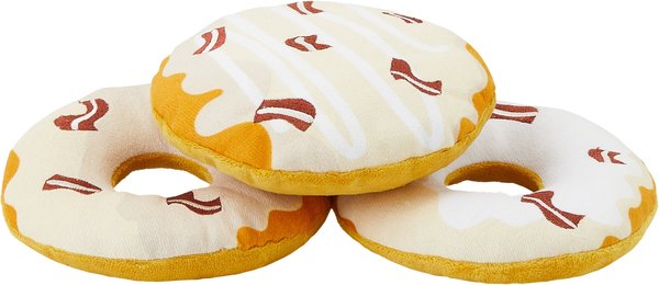 Frisco Food Plush Squeaky Dog Toy, 5 Pack