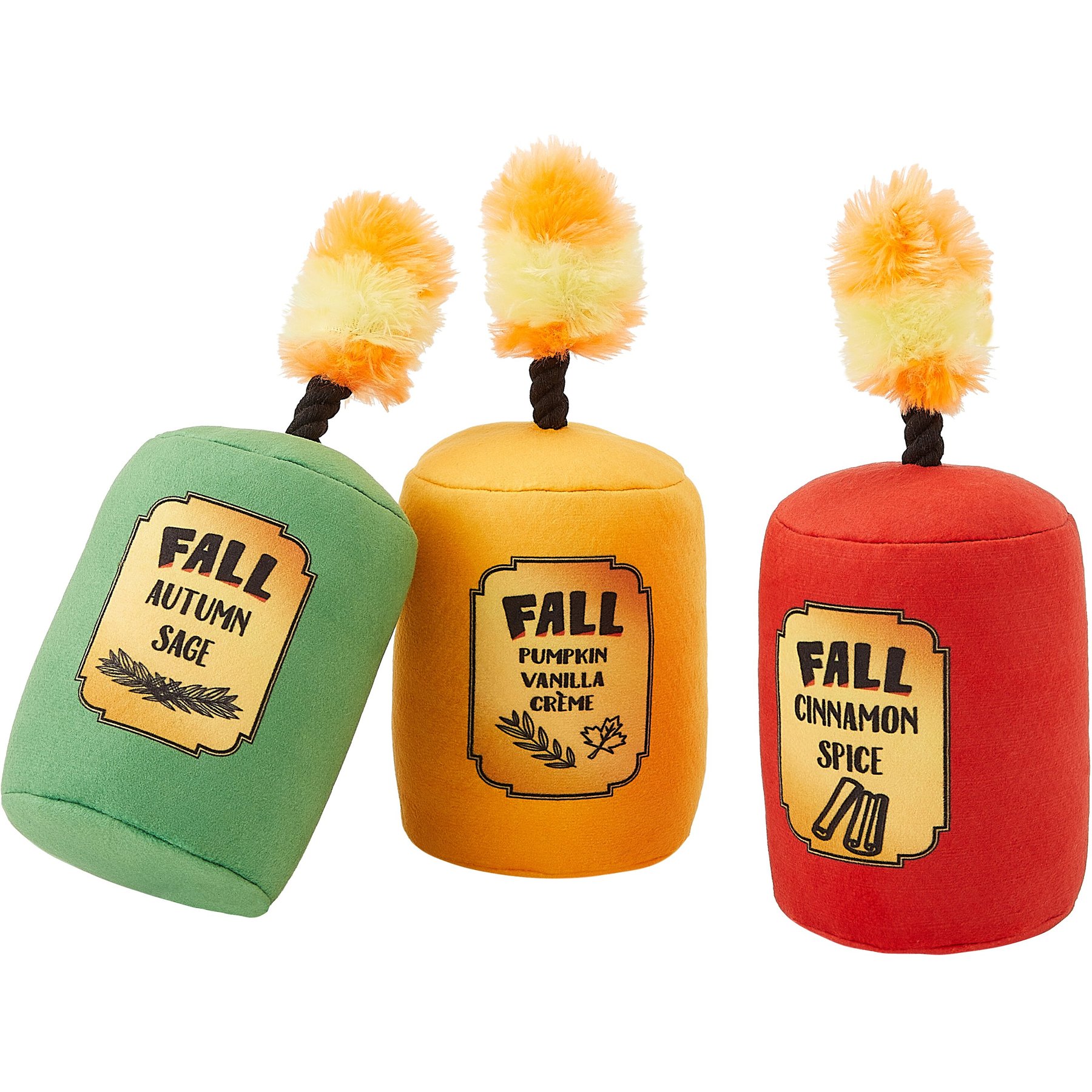 Frisco Fall Boot Plush Squeaky Dog Toy