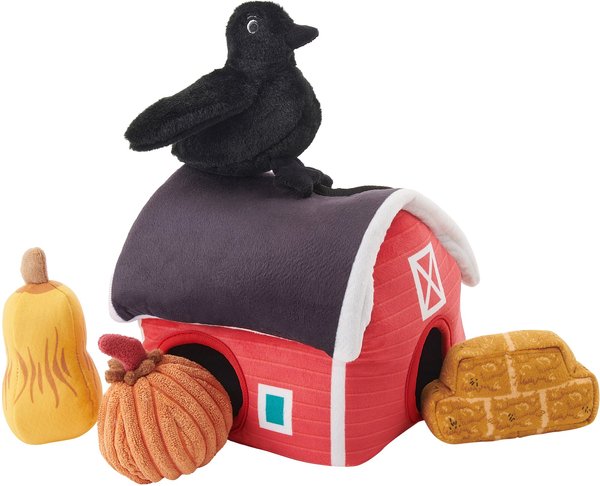 Frisco Fall Farmhouse Hide & Seek Puzzle Plush Squeaky Dog Toy slide 1 of 5