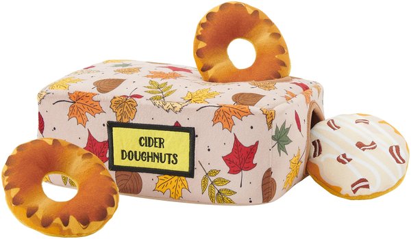 Frisco Fall Box of Donuts Hide & Seek Puzzle Plush Squeaky Dog Toy slide 1 of 5