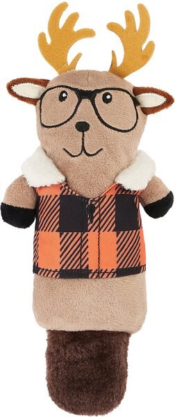 Frisco Fall Hipster Moose Plush Kicker Cat Toy with Catnip slide 1 of 4