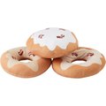 Frisco Fall Maple Bacon Donut Plush Cat Toy with Catnip, 3 count