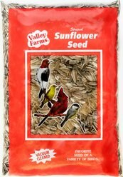 Valley Farms Striped Sunflower Seed Wild Bird Food, 10-lb bag