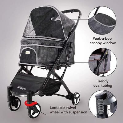 Show full view: Ibiyaya Speedy Fold Dog & Cat Buggy Stroller slide 2 of 5