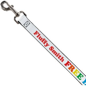 Buckle-Down Personalized Dog Leash, Free Hugs