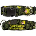 Buckle-Down Spongebob Squarepant Polyester Personalized Dog Collar, Large