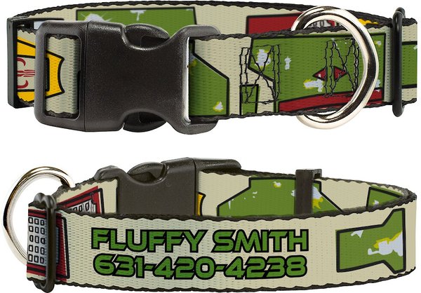 Buckle-Down Star Wars Boba Fett Polyester Personalized Dog Collar, Medium slide 1 of 7