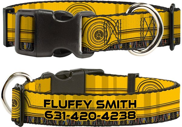 Buckle-Down Star Wars C3-PO Polyester Personalized Dog Collar, Medium slide 1 of 7