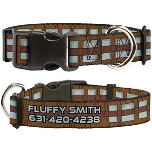 Buckle-Down Star Wars Chewbacca Polyester Personalized Dog Collar, Small