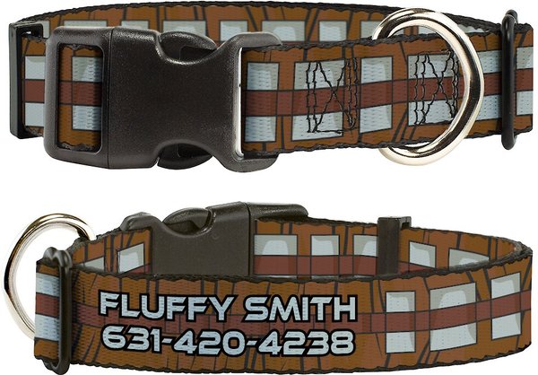 Buckle-Down Star Wars Chewbacca Polyester Personalized Dog Collar, Large slide 1 of 7