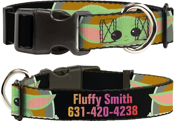 Buckle-Down Star Wars The Child This is the Way Polyester Personalized Dog Collar, Small slide 1 of 7