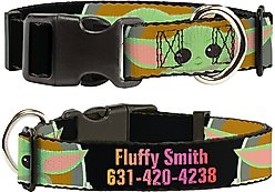 Buckle-Down Star Wars The Child This is the Way Polyester Personalized Dog Collar, Large