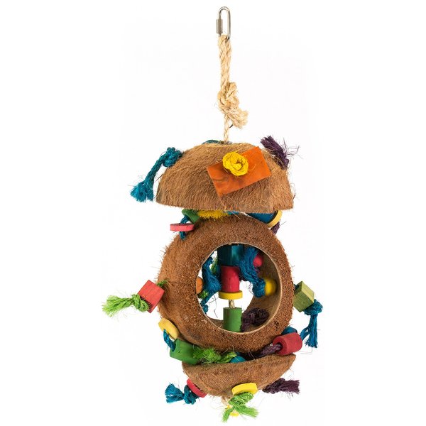 PENNPLAX Bird Life Coconut Kabob Bird Toy