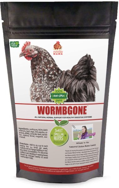 Pampered Chicken Mama WormBGone Coop & Poultry Nesting Box Herbs, 10-oz bag slide 1 of 8