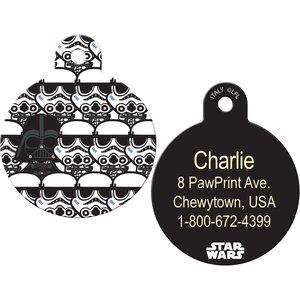 Quick-Tag Star Wars Darth Vader Stormtrooper Circle Personalized Dog & Cat ID Tag