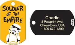 Quick-Tag Star Wars StormTrooper Soldier of the Empire Military Personalized Dog & Cat ID Tag