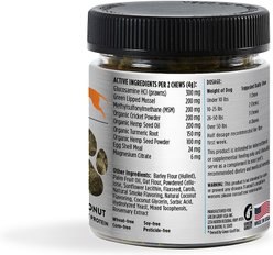 Green Gruff Ease Hip & Joint Support Coconut Flavor Soft Chew Dog Supplement, 90 count slide 2 of 8
