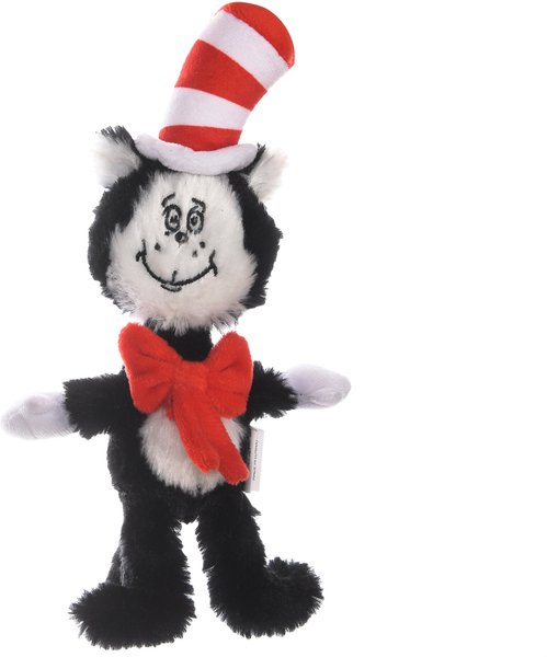 Dr. Seuss The Cat In The Hat The Cat Plush Dog Toy, 6-in slide 1 of 4