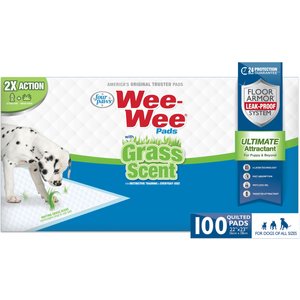 Wee-Wee Grass Scented Puppy Pads, 22 x 23, 100 count