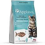 Applaws Adult Complete Whitefish Recipe with Country Vegetables Grain-Free Dry Cat Food, 4-lb bag