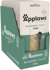 Applaws Loin Mackerel Filet Grain-Free Cat Treats, 1.06-oz loin, case of 12