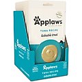 Applaws Purée Tuna Grain-Free Lickable Cat Treats, 8 count, 0.25oz pouch, case of 10