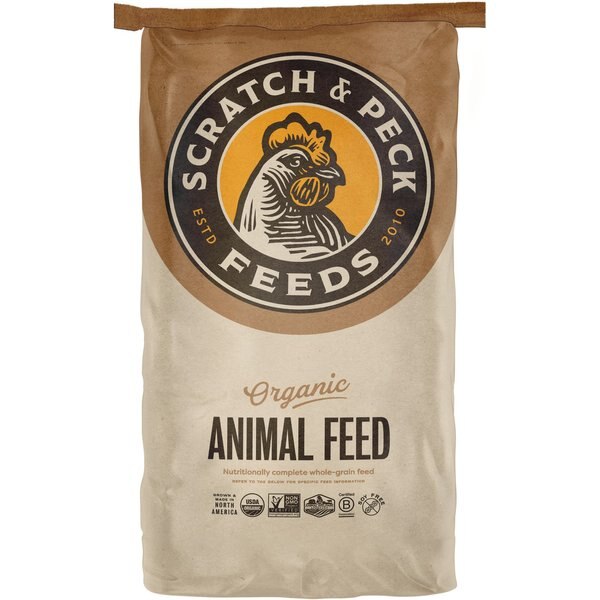 Scratch and Peck Feeds Organic Mini Pig Adult Feed Whole Grain Mash