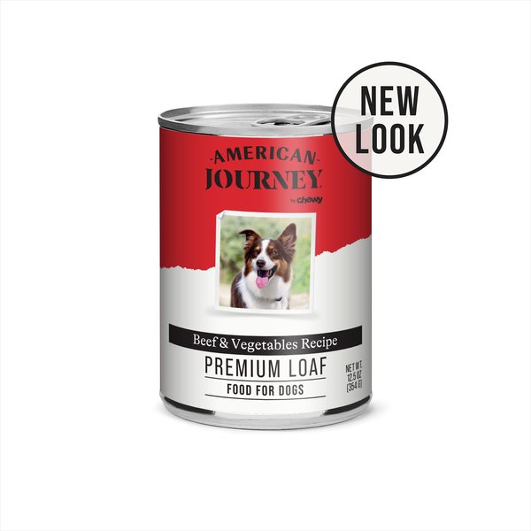 American Journey Beef & Vegetables Recipe Canned Dog Food, 12.5-oz, case of 12 slide 1 of 10