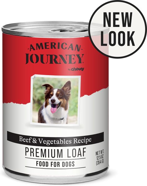 AMERICAN JOURNEY Beef Vegetables Recipe Canned Dog Food 12.5 oz can case of 12 Chewy