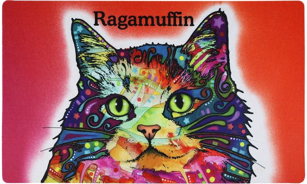 Drymate Dean Russo Ragamuffin Personalized Cat Placemat slide 1 of 3