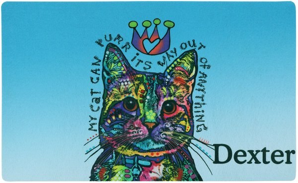 Drymate Dean Russo Purr Its Way Out Personalized Cat Placemat slide 1 of 3