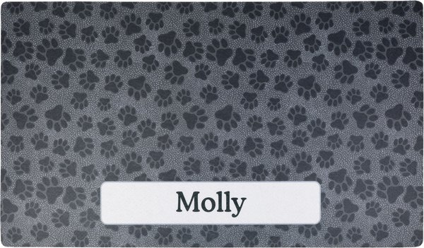 Drymate Paw Dots Personalized Dog & Cat Placemat, Large slide 1 of 8