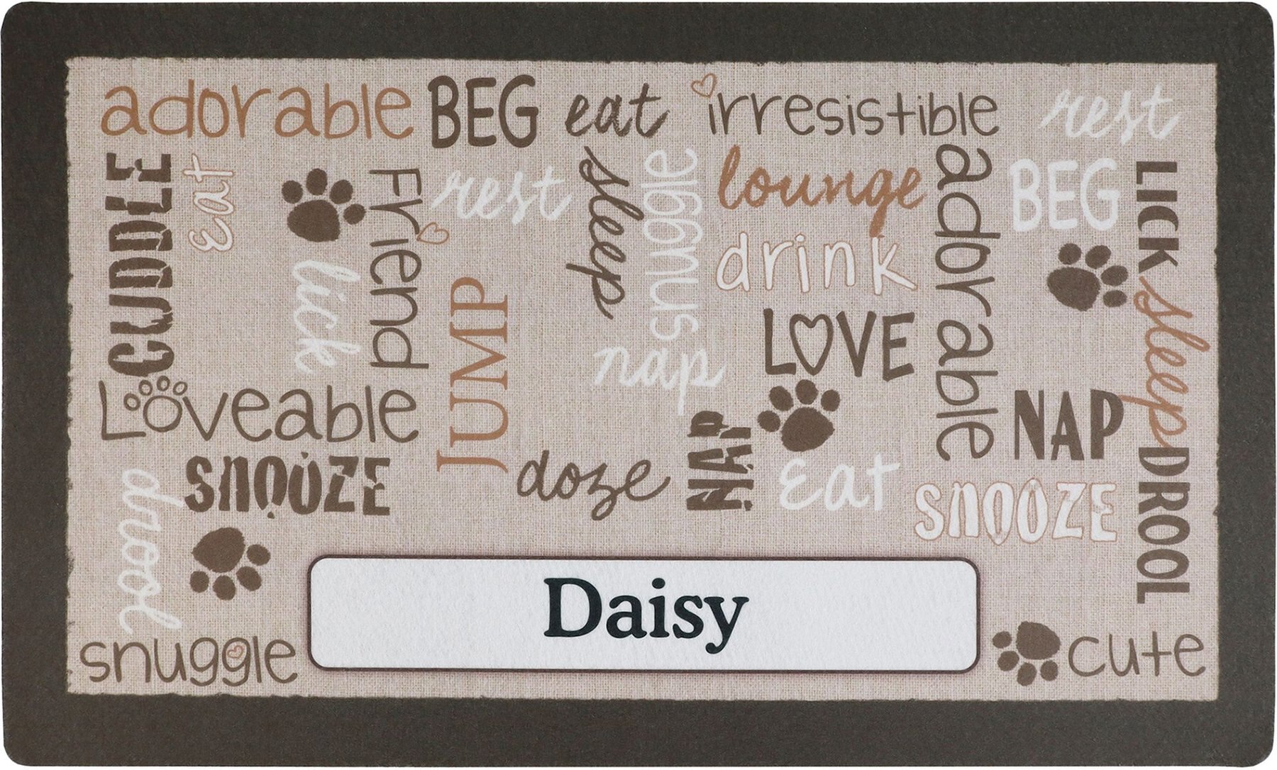 16 x 28 Drymate Pet Bowl Placemat with Slip Resistant Backing