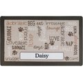 Drymate Linen Personalized Dog & Cat Placemat, Tan, Small