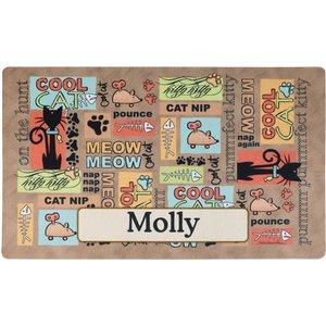 Drymate Cool Personalized Cat Placemat 