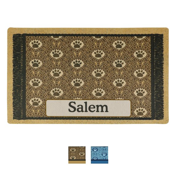Drymate Paw Braid Personalized Dog & Cat Placemat, Brown, Small slide 1 of 3