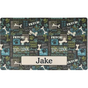 Drymate Green Best Friend Personalized Dog Placemat, Small